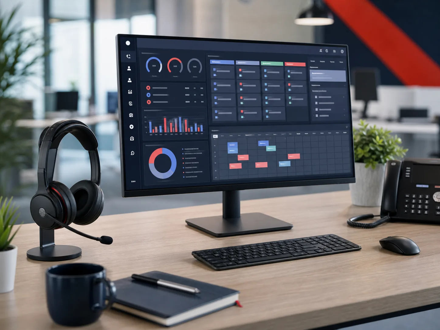 Dialer and CRM Solutions visual